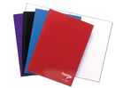Casebound Notebook A4 80 Sheet 5pk