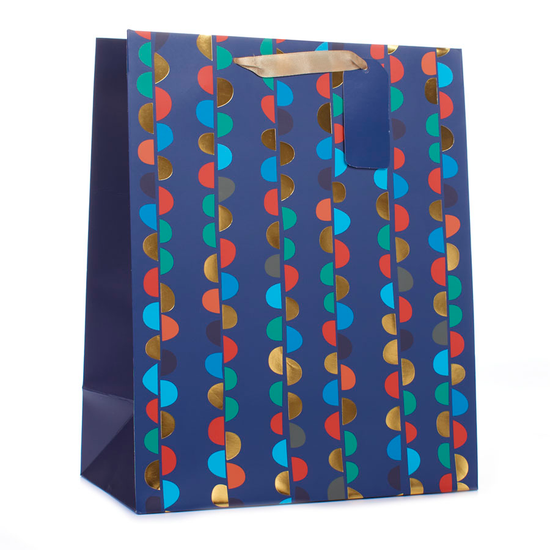 Tiger Feet Gift Bag Blue Bunting Extra Large 6pk