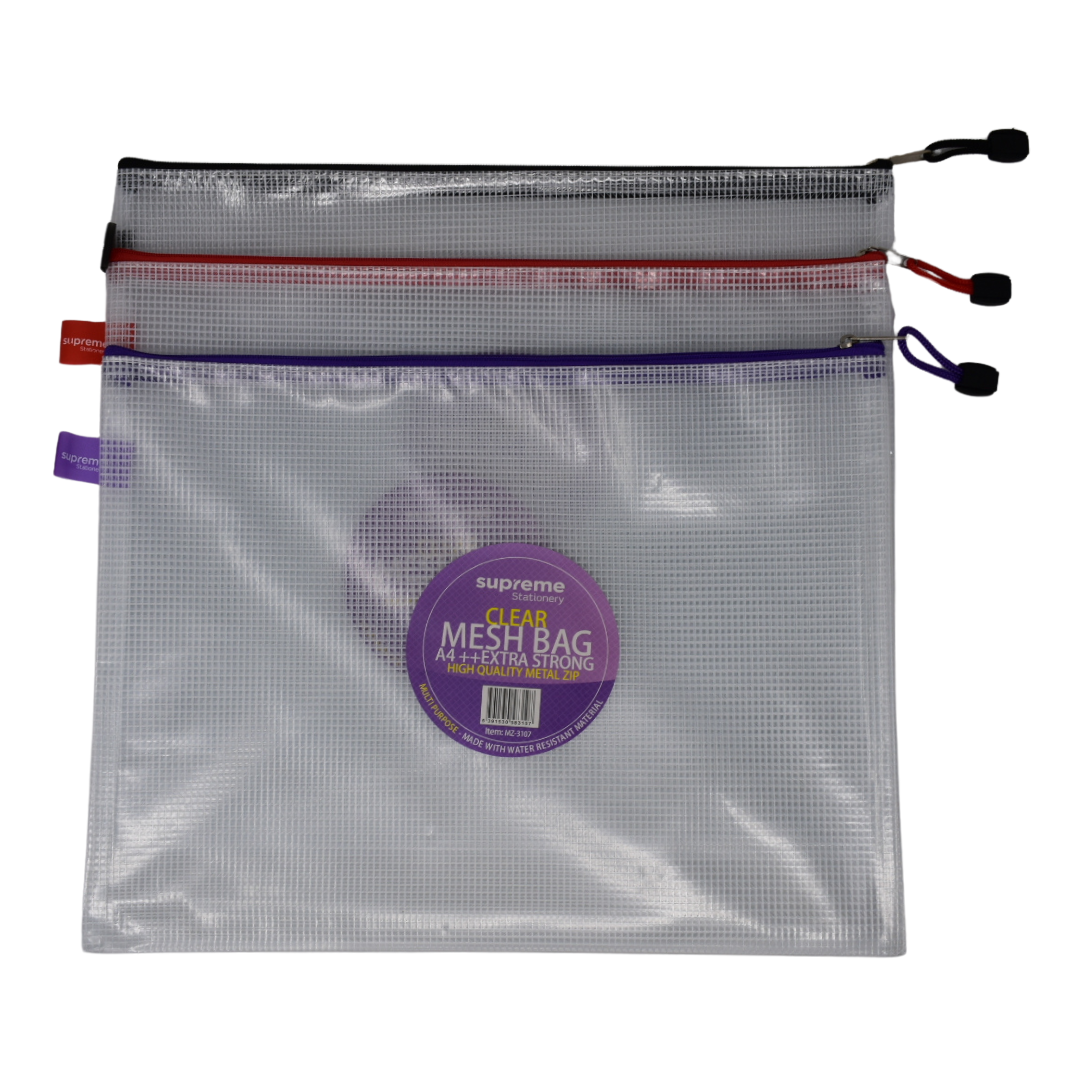 Reach Stationery 12 Pack Mesh Bag A4
