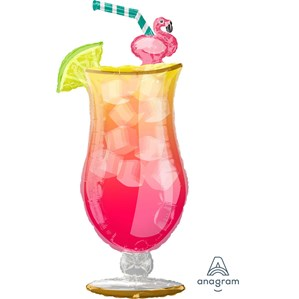 Anagram Tropical Drink 41" Foil Balloon