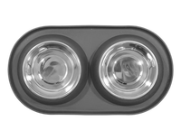 Double Diner Dog Food Bowls