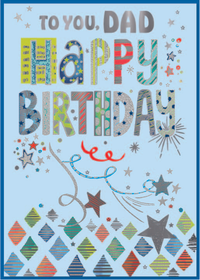 Simon Elvin 6 Pack Cards C90 Birthday Dad
