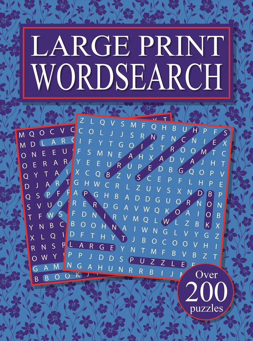 Wordsearch Large Print 180x245mm 6pk