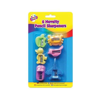 6 Sharpeners Novelty Fun