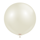 Kalisan 2 Pack Latex Balloons Aura Ivory White 24