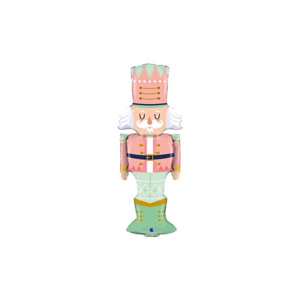 Christmas Pastel Nutcracker 14" Mini Foil Balloon