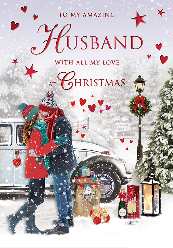 Regal 6 Pack C75 Cards Christmas Husband