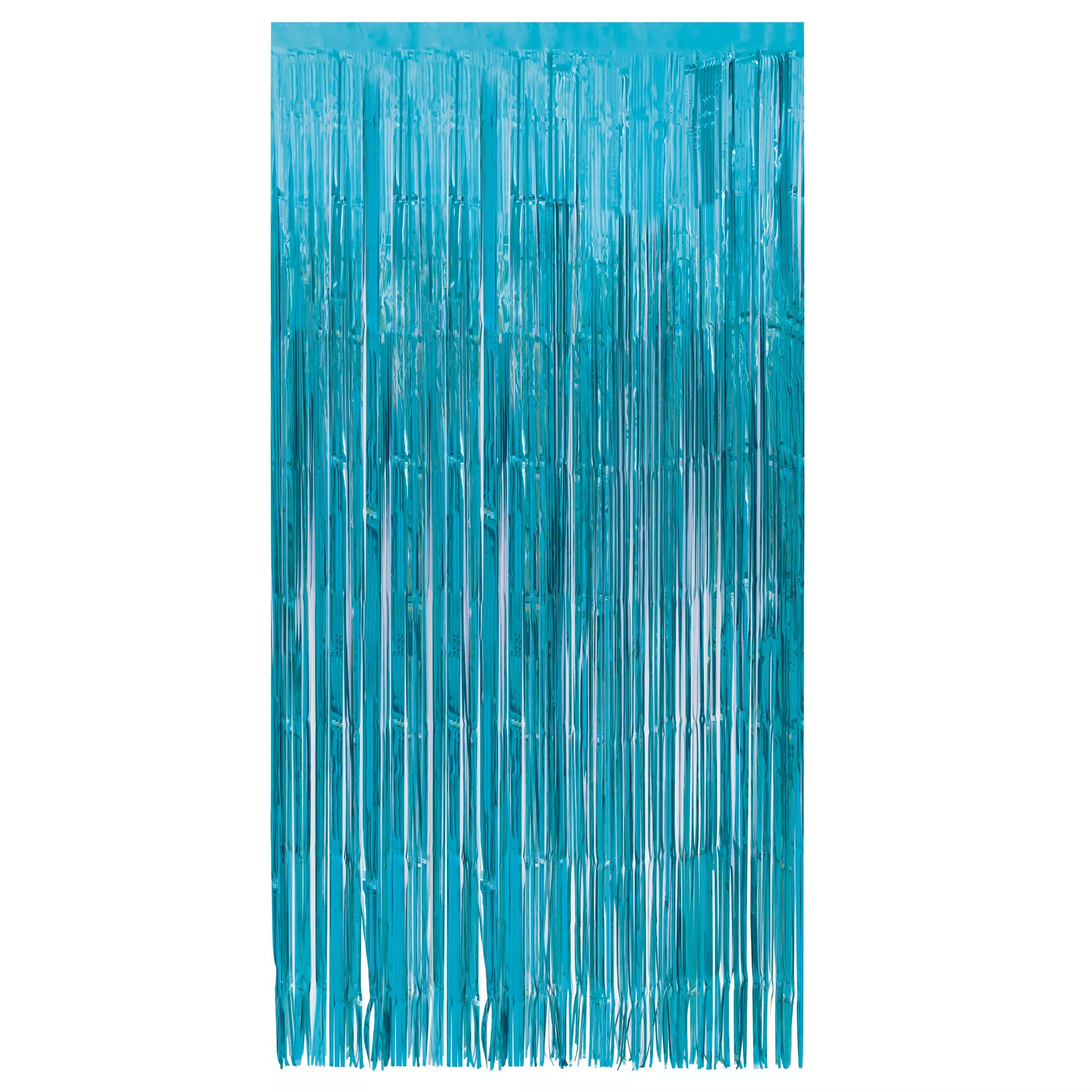 Unique Fringe Door Curtain Baby Blue 1x2M