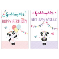 Poppyhill C50 Birthday Goddaughter 12pk