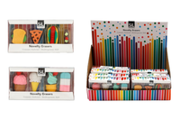 Erasers Food Shapes 4pk (Design May Vary)