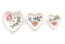 Trinkets Heart Gold Edge - Set of 3