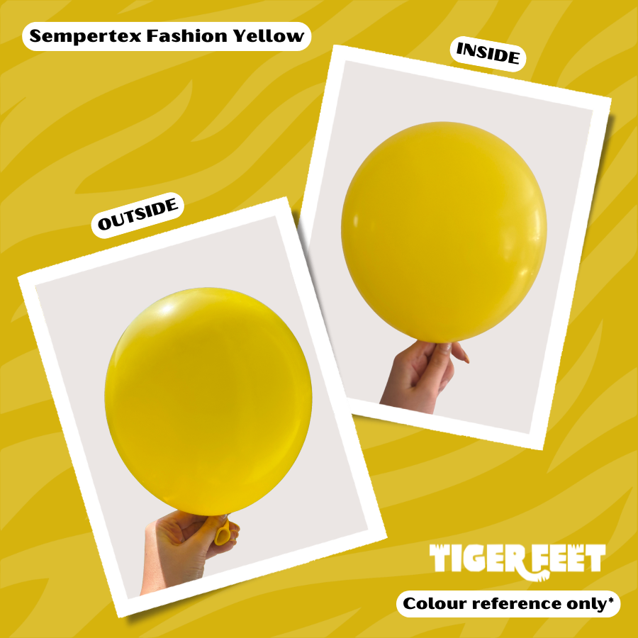 Sempertex Fashion Yellow 36" Latex 2pk