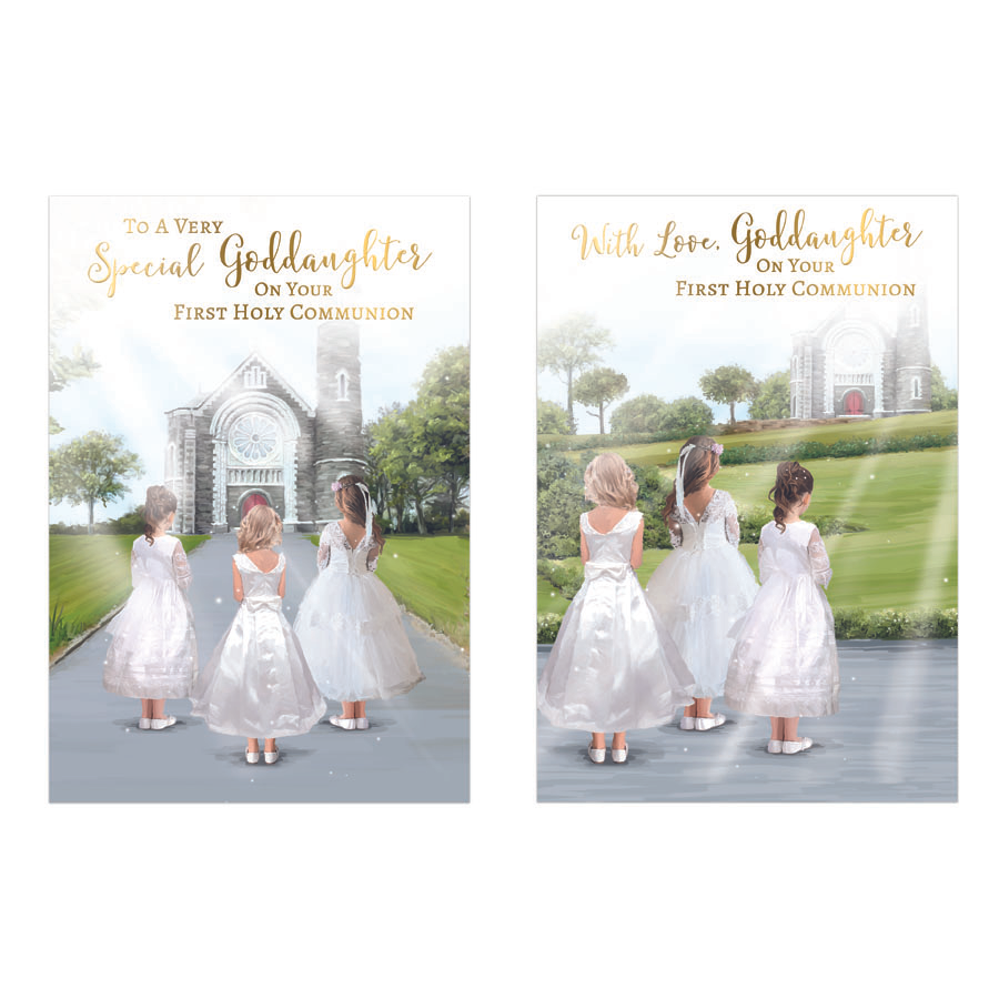 Poppyhill 12 Pack Cards C50 Communion Goddaughter