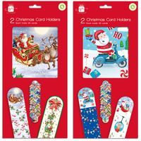 2pk Holder Card Trad&Cute Assorted