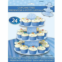 Baby Shower Blue Cupcake Stand