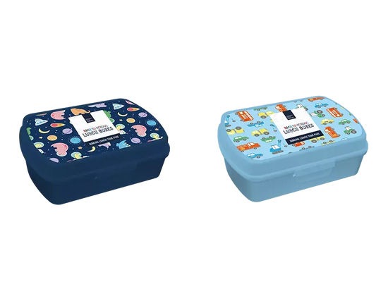 Lunch Box Cars/Space Dinos 12x17x6cm 2pk