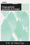 Fringe Garland 9ft Mint