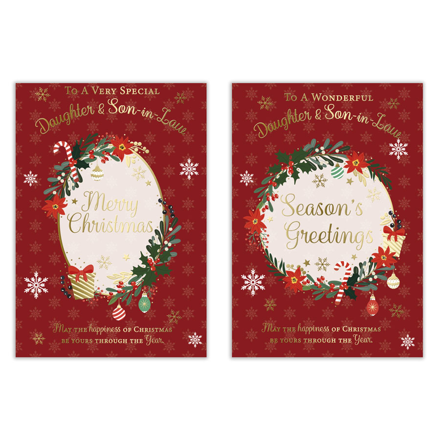 Poppyhill C50 Christmas Daughter & Son-In-Law 12pk