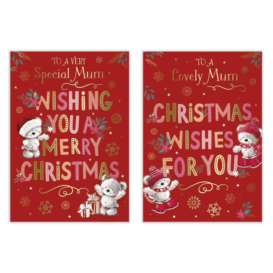 Poppyhill 12 Pack Cards C50 Christmas Mum