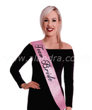 Alandra Sash Team Bride Glitter Rose Pink