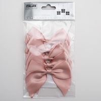 Italian Options 6 Pack Ribbon Bows Rose Gold 10cm