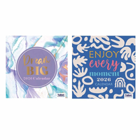 Calendar Square Flower Market & Marble 2027 12pk
