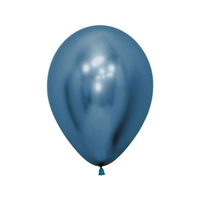 Sempertex Reflex Blue 5" Latex Balloons 50pk