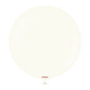 Kalisan 2 Pack Latex Balloons Retro White 24"