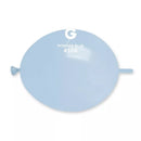 Blue Gemar 6-inch latex decorator balloons in a pack of 100, perfect for party decorations and celebrations.