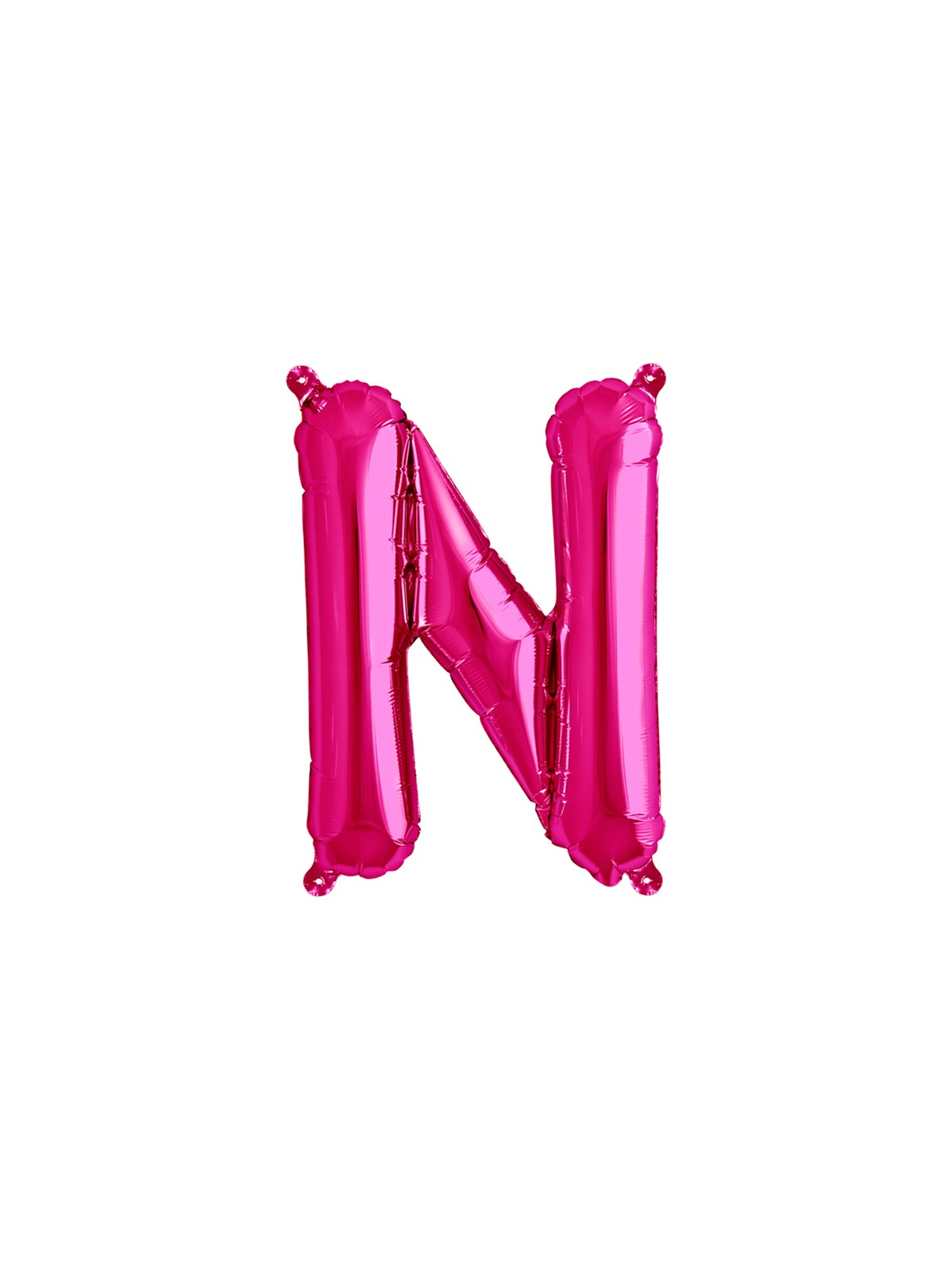 Northstar Foil Balloon Magenta 16" Letter N