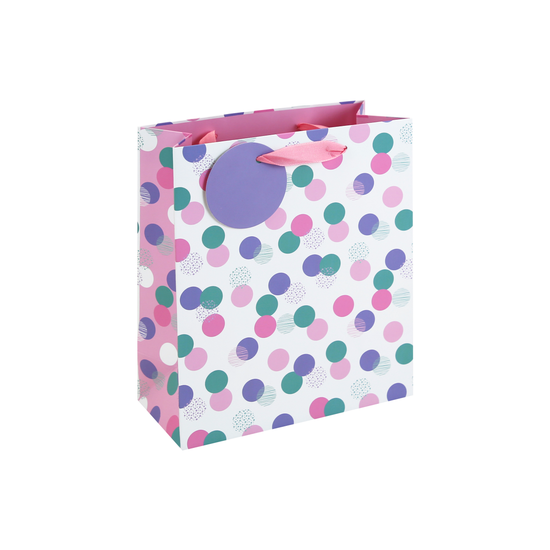 Eurowrap 6 Pack Gift Bag Female Spots Medium