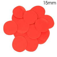 Confetti Round Bio-Degradable 15mm 14g Red