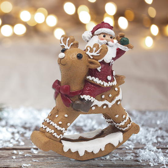 Lesser & Pavey Ornament Santa & Reindeer