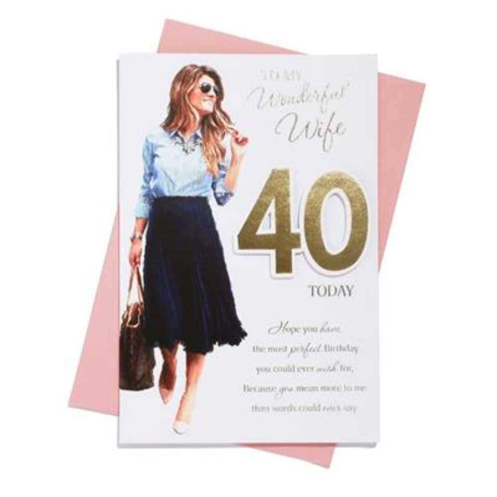 Prelude C75 Birthday Age 40 Wife 6pk