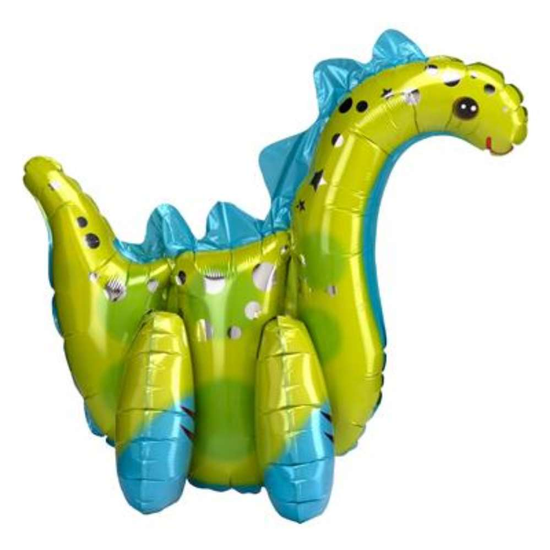 Anagram Foil Balloon Multi Brontosaurus 23"