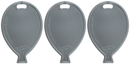 Oaktree 50 Pack Balloon Shaped Weight Silver