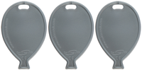Oaktree 50 Pack Balloon Shaped Weight Silver