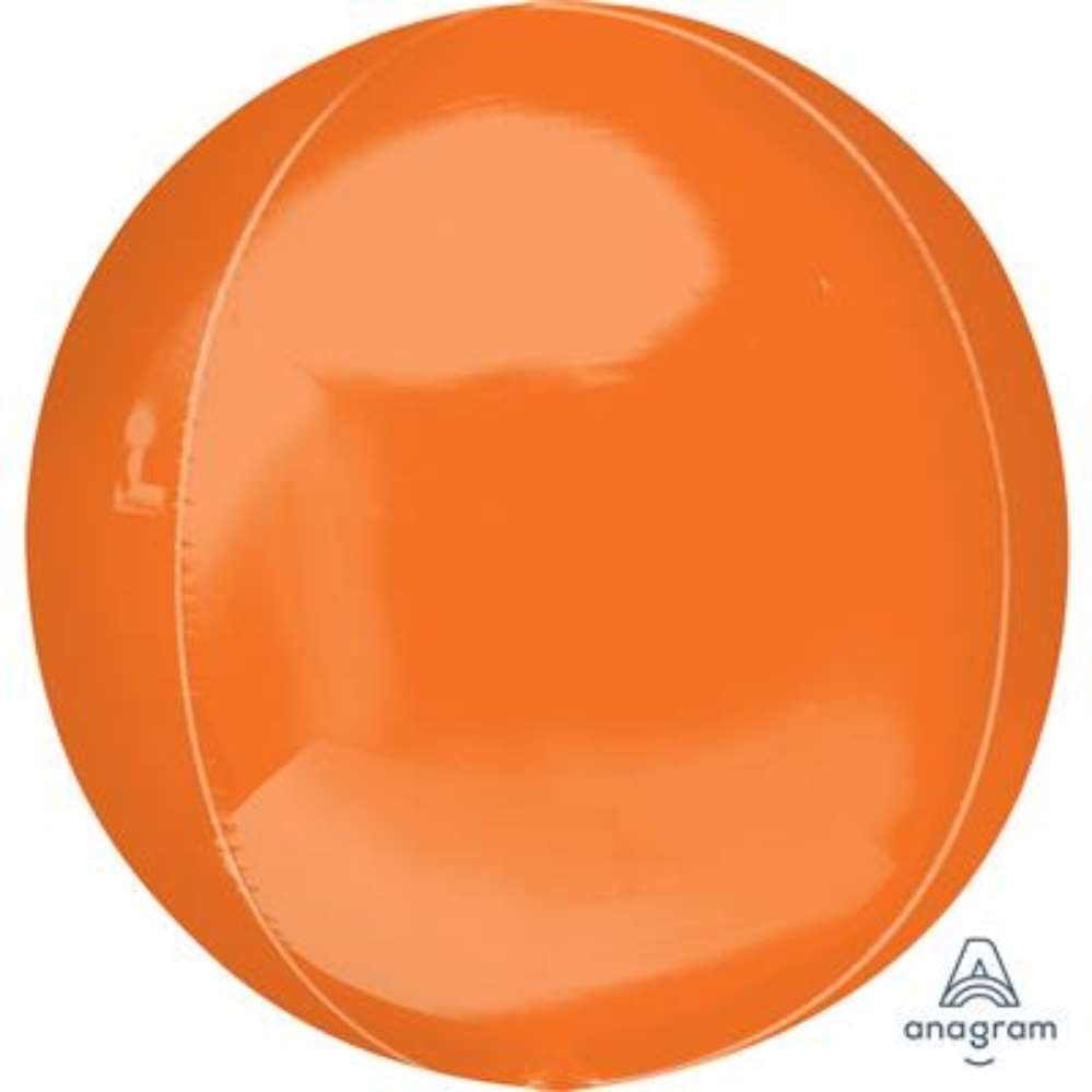 Anagram Foil Balloon 16" Orbz Orange