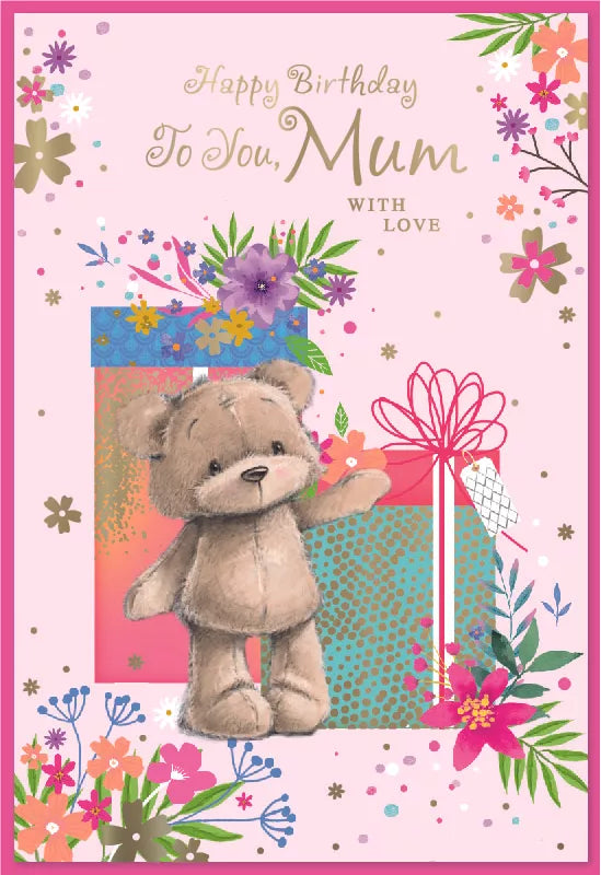 Simon Elvin C50 birthday cards for mum, set of six featuring cheerful designs for celebrating mothers.