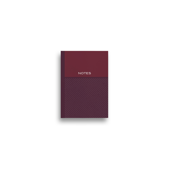 Notepad Red Block A6 Lined 80Gsm 96 Sheets