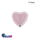 Grabo Foil Balloon Pastel Pink Heart 4"