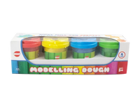 Colorful Gem Imports modelling dough set with four different colors, perfect for creative play and crafting projects.