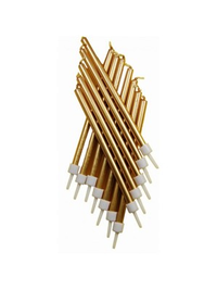Special Products 12 Pack Party Candle Tall Gold