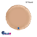 Grabo Foil Balloon Satin Nude Round 18"