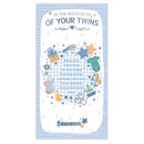 Prelude Christening Twins card pack featuring six elegant cards with religious-themed designs for twins' christening celebrations.