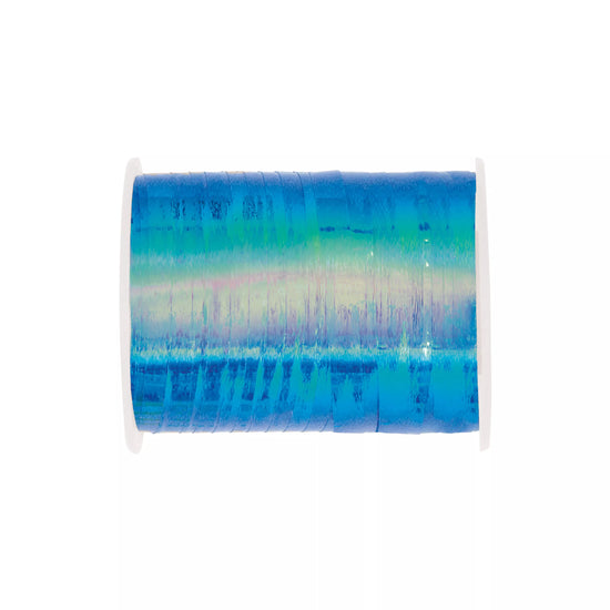 Unique Curling Ribbon Blue Iridescent 50yds
