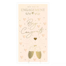 Set of six Prelude C55 engagement cards featuring elegant designs and high-quality cardstock for special occasions.
