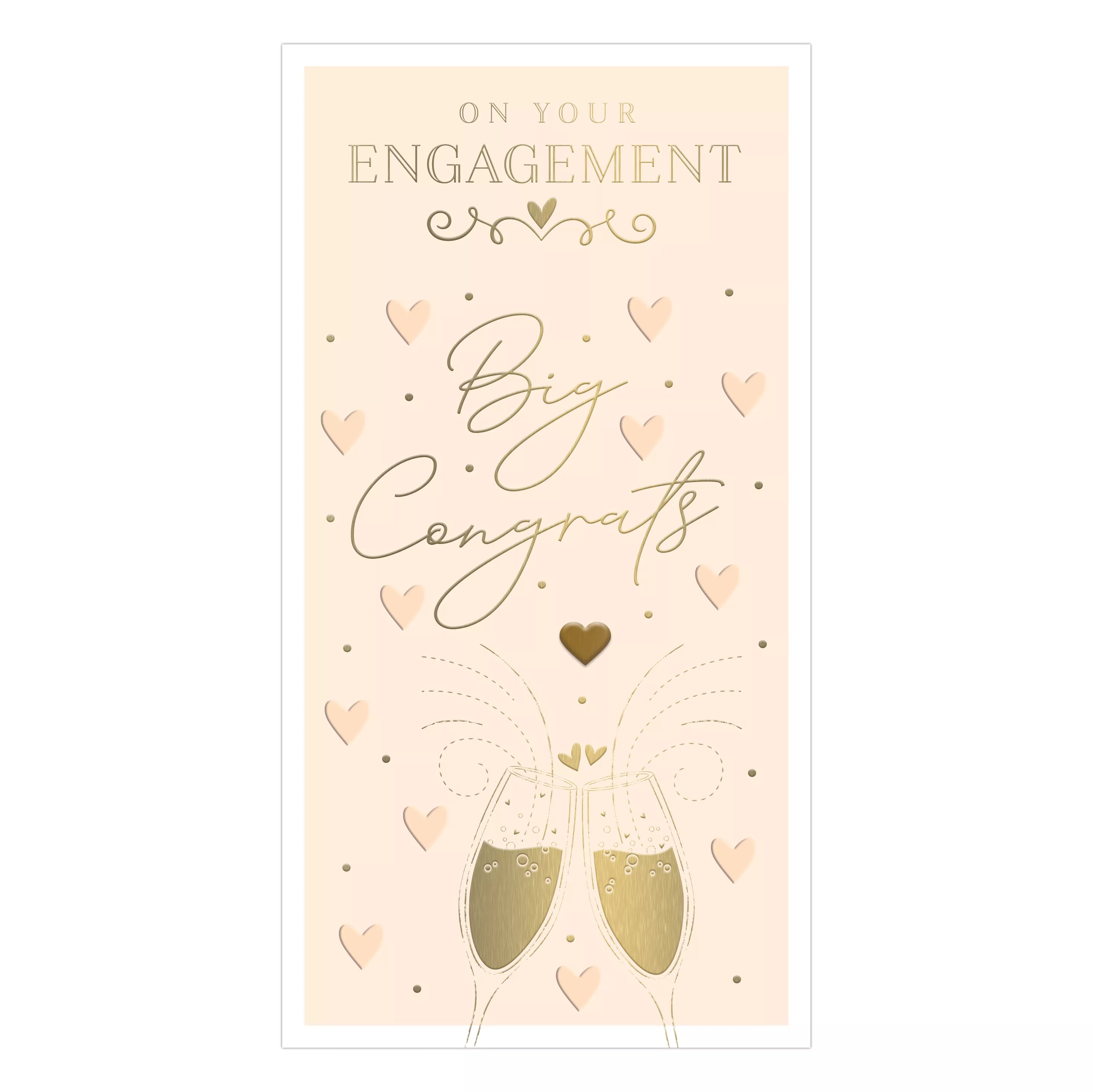 Set of six Prelude C55 engagement cards featuring elegant designs and high-quality cardstock for special occasions.