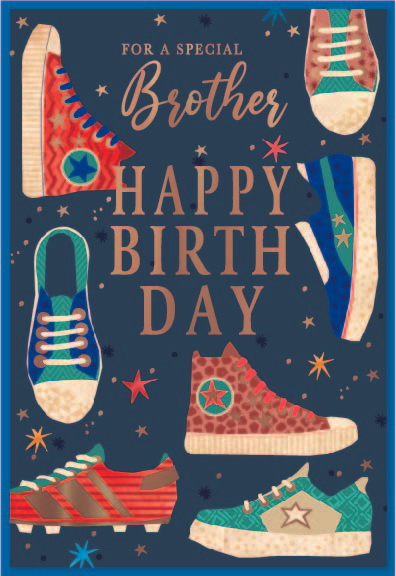 Simon Elvin 6 Pack Cards C50 Birthday Brother
