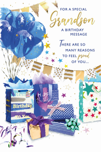 Simon Elvin C75 Birthday Grandson 6pk
